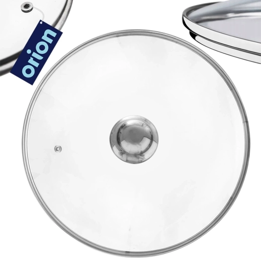 Borde de acero inoxidable y asa cómoda