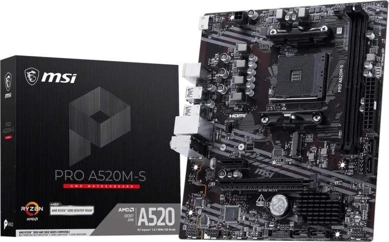 Placa base MSI PRO A520M-S