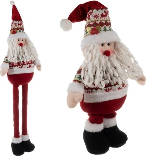 Duende navideño telescópico Santa 95 cm Ruhhy