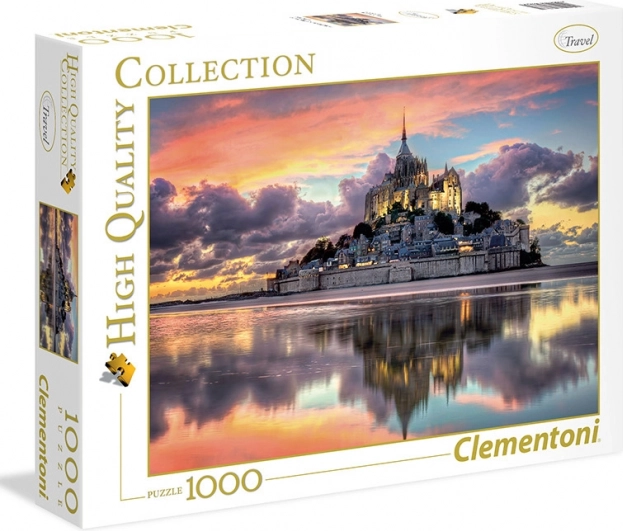 Puzle de 1000 piezas – Mont Saint-Michel – Clementoni High Quality Collection