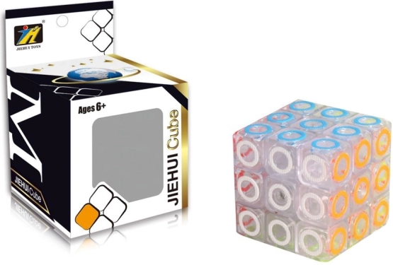 Cubo rompecabezas transparente 3x3 – cubo de Rubik moderno