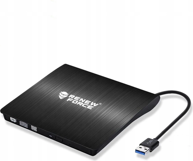 Unidad externa de CD/DVD RENEW FORCE USB 3.0