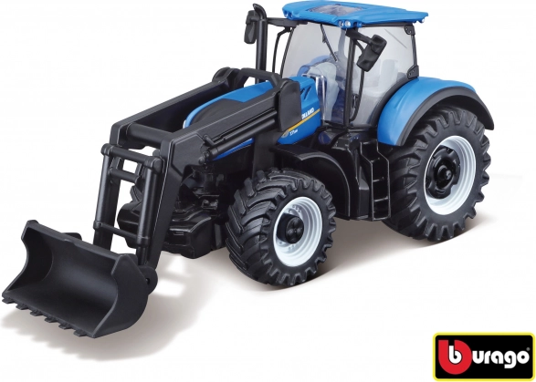 Bburago Farmland New Holland T7.315 HD con cargador frontal 10 cm