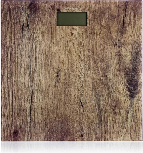 Báscula digital personal con diseño de madera 150 kg