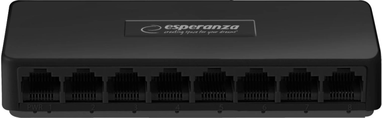 Esperanza NOVA switch gigabit de 8 puertos