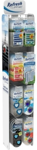 Expositor CALIFORNIA SCENTS Refresh Sidekick para clips de ventilación, capacidad 64 paquetes