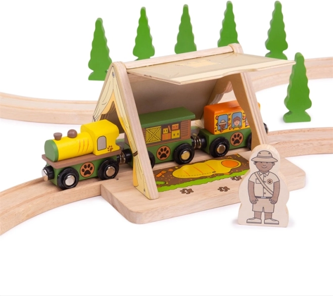 Tienda de safari Bigjigs Rail