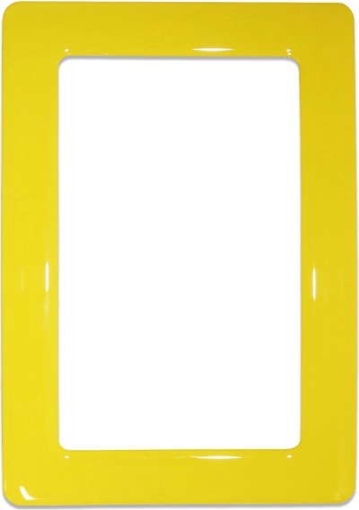Marco magnético autoadhesivo 12,3 × 8,1 cm – amarillo