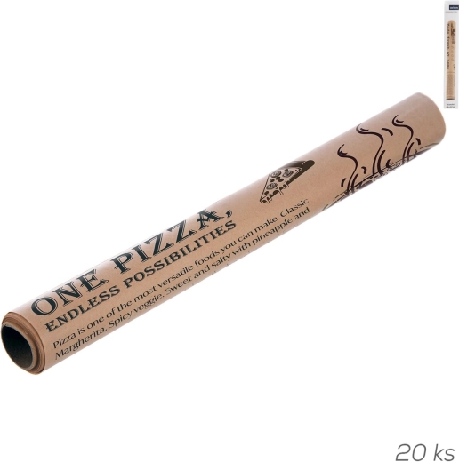 Papel alimentario anti grasa en hojas con diseño de periódico (20 uds)