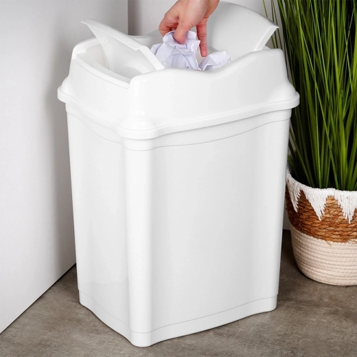 Tapa abatible cómoda para un uso higiénico