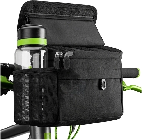 Bolsa de ciclismo para manillar con soporte para teléfono TRIZAND, impermeable