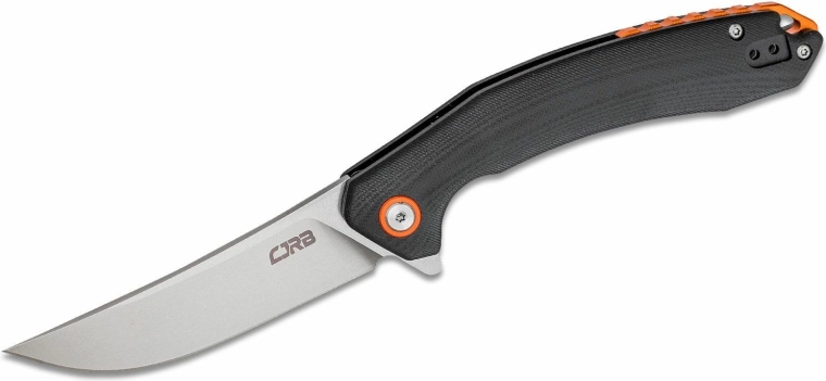 Navaja plegable CJRB Gobi G10, negra, 8,6 cm
