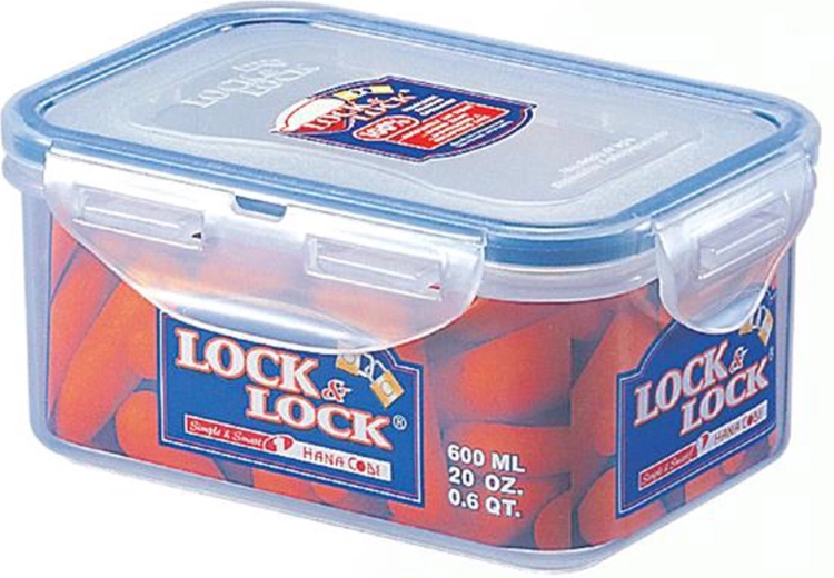 Recipiente para alimentos LOCKnLOCK rectangular 600 ml
