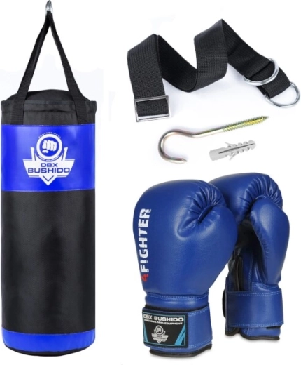 Set de boxeo infantil DBX Bushido Kids 60.2 azul