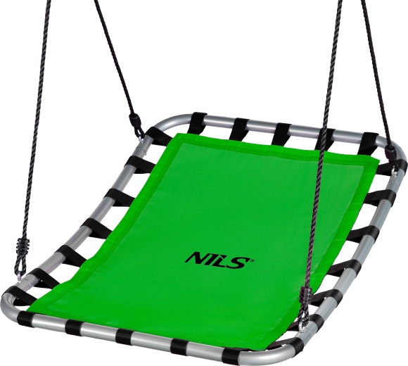 Columpio rectangular tipo nido NILS Camp verde