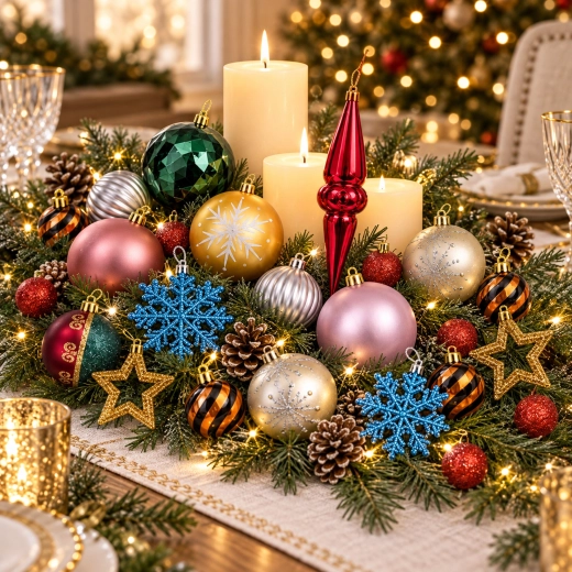 Para el árbol y las composiciones decorativas