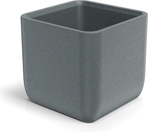 Macetero Molta Square gris granito 48 × 48 × 39 cm