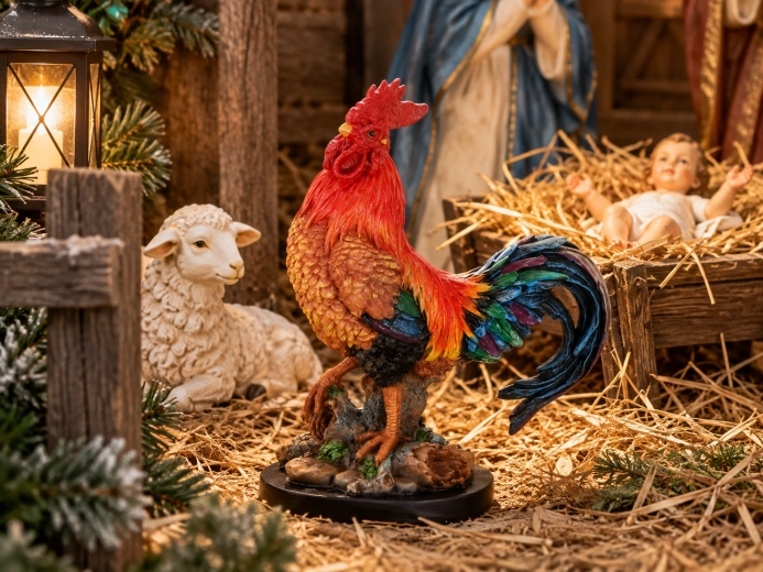 También adecuada para un belén navideño