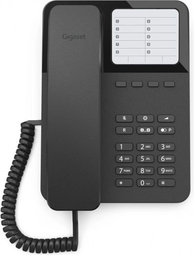 Teléfono Gigaset Desk 400 negro