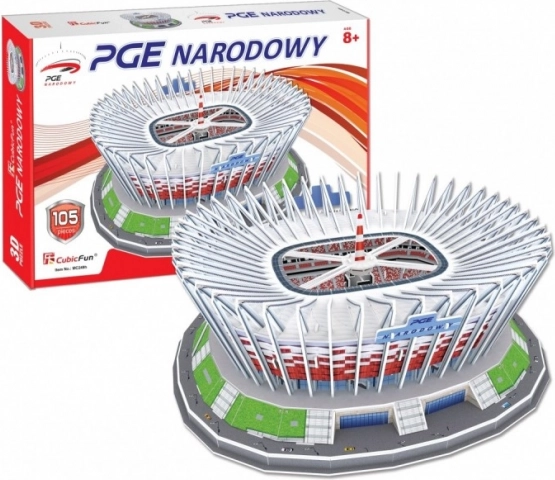 Puzzle 3D Estadio Nacional de Varsovia (105 piezas)