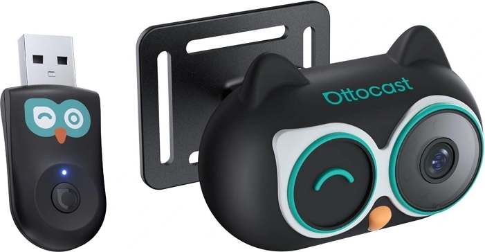 Ottocast Cabin Care adaptador inalámbrico CarPlay con cámara para los asientos traseros