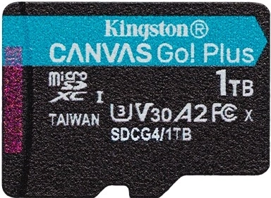 Tarjeta microSD 1TB Canvas Go! Plus 200MB/s A2 U3 V30