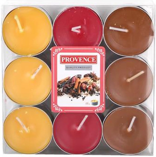 Velas de té Provence aroma de especias dulces, 18 uds