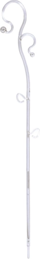 Soporte para orquídeas DECOR III blanco transparente 39 cm