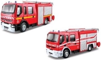 Vehículo de emergencia Bburago Emergency Renault Premium Gicar 1:50 bomberos
