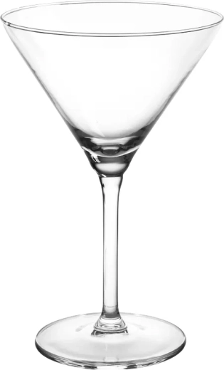 Juego Diamond de 6 copas de martini de 260 ml