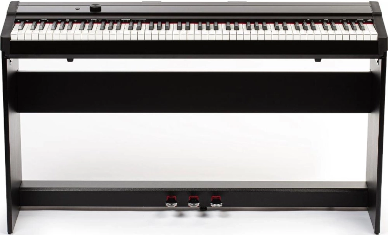 Piano digital SDP 50 negro con soporte y pedales