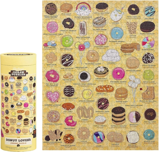 Puzzle de Ridley's Games para amantes de los donuts 1000 piezas