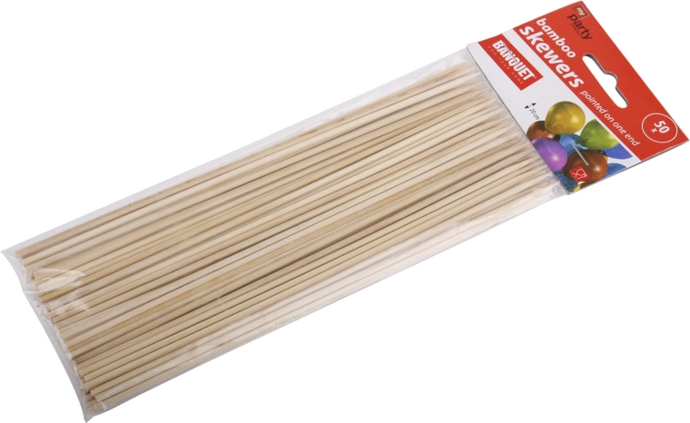 Brochetas de bambú 20 cm (50 uds)