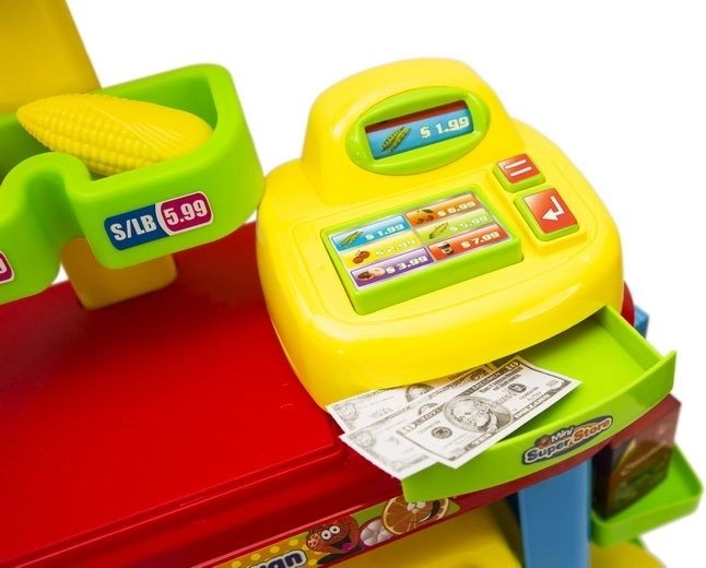 Caja registradora con cajón de dinero