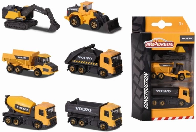 Juego Volvo - 3 vehículos de trabajo y construcción