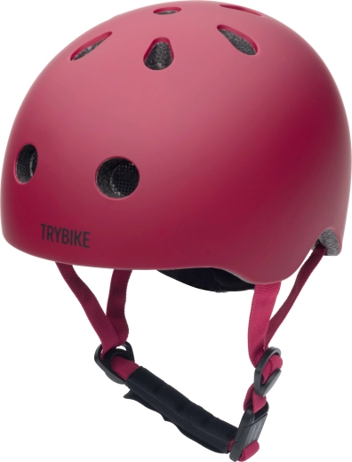 Casco infantil Trybike para bicicleta y patines rojo XS