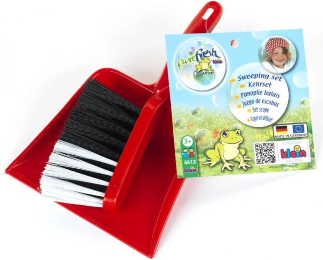 Escoba y recogedor infantil – rojo