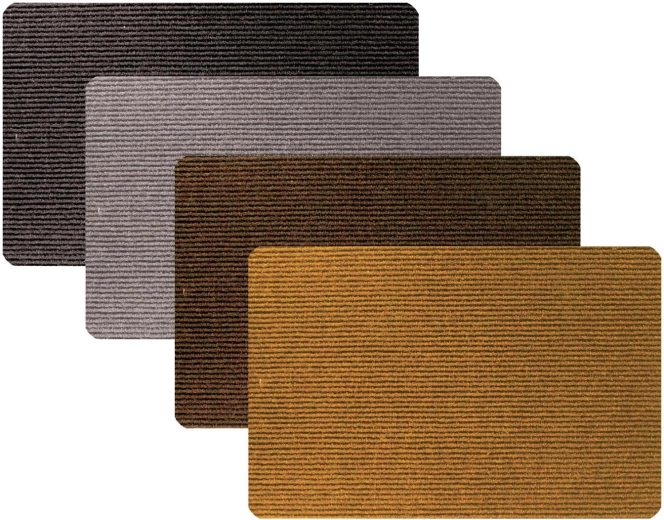 Felpudo de goma y polipropileno 60 × 40 cm – mix de colores