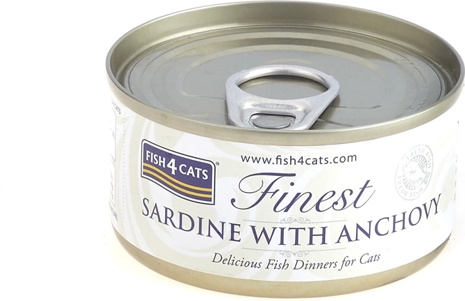 Fish4Cats lata para gatos de sardina con anchoas 70 g