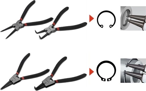 4 versiones diferentes para anillos interiores y exteriores