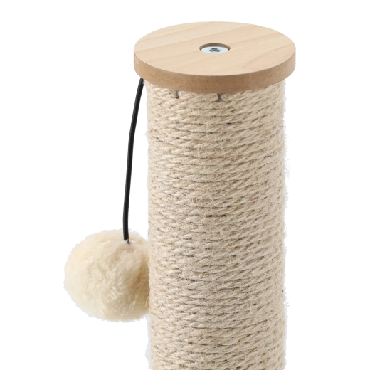 Poste de yute para un rascado saludable