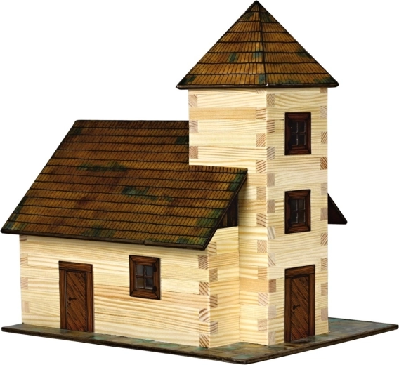 Walachia Maqueta de madera para montar y pegar de una iglesia