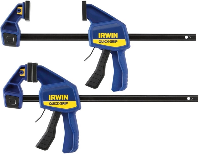 Sargentos de una mano IRWIN QUICK-GRIP 300 mm, juego de 2 uds