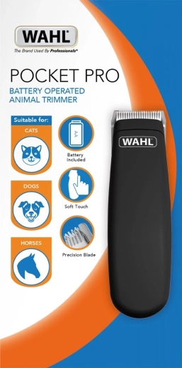 Recortadora de bolsillo recargable para perros WAHL Pocket Pro
