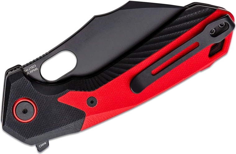 Empuñadura G10 texturizada y clip de bolsillo