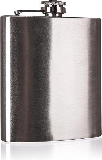 Petaca de acero inoxidable AKCENT 200 ml