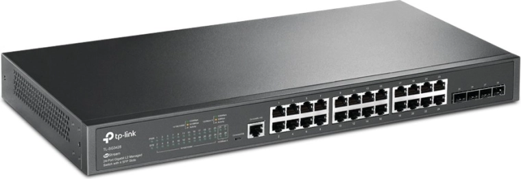 Switch gigabit 24× RJ45 y 4× SFP SG3428