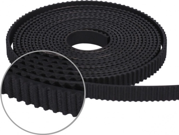 Correa dentada GT2 de 6 mm — venta por metros de 10 cm