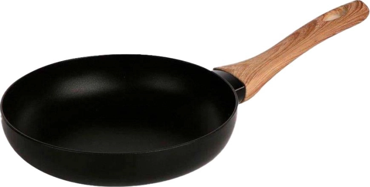 Cómodo mango con acabado de madera