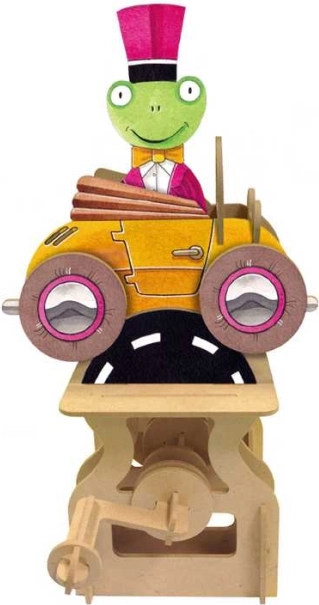 ARToy kit de construcción de un modelo móvil: coche alrededor del mundo